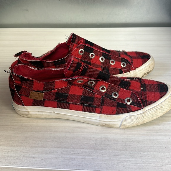Women’s Blowfish red plaid size 11 - Picture 3 of 4